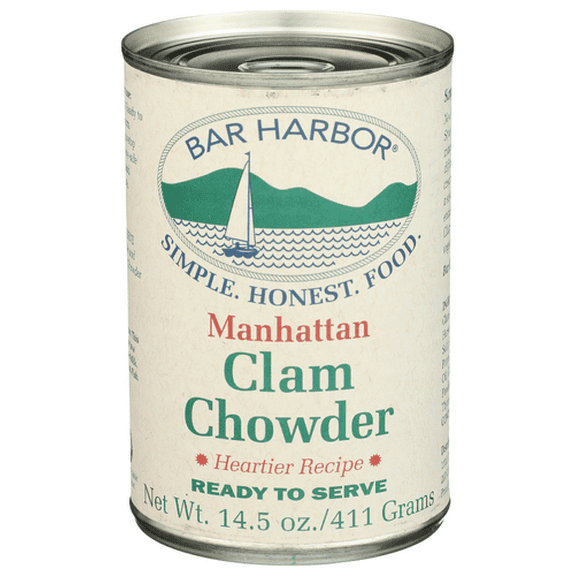 (Pack of 6) Bar Harbor Soup Ready-To-Serve Manhattan Clam 14.5 Oz