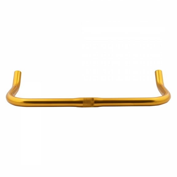 Pure Cycles Bullhorn Handlebar 25.4mm Clamp 435mm Fixie/Road bars Gold Aluminum