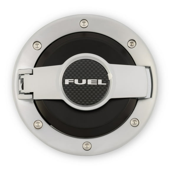 Drake Muscle Cars MO-210001-S Fuel Door Satin and Black Finish
