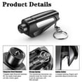 thumbnail image 3 of Car Window Breaker,3 in1 Portable Glass Breaker Car Escape Tool,Seat Belt Cutter and Window Breaker,Safehammer Glass Breaker, 3 of 5