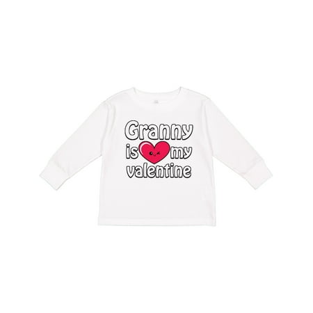 

Inktastic Granny is My Valentine Gift Toddler Boy or Toddler Girl Long Sleeve T-Shirt