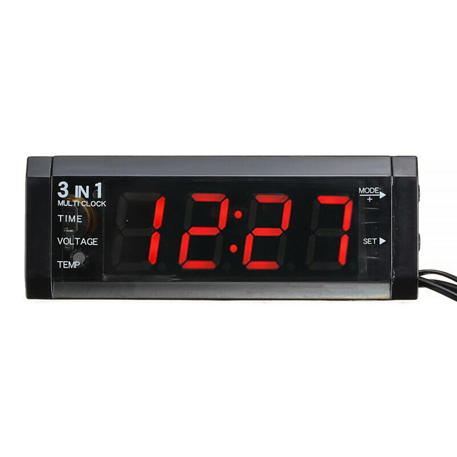 Digital Horloge LCD numérique 12V Voiture Clock Voltmeter