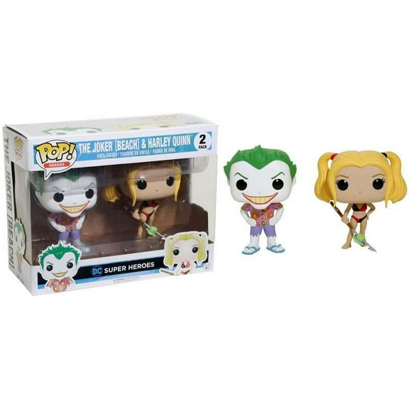 Suicide Squad Funko POP! Movies The Joker & Harley Quinn Vinyl Figure 2-Pack [Beach]