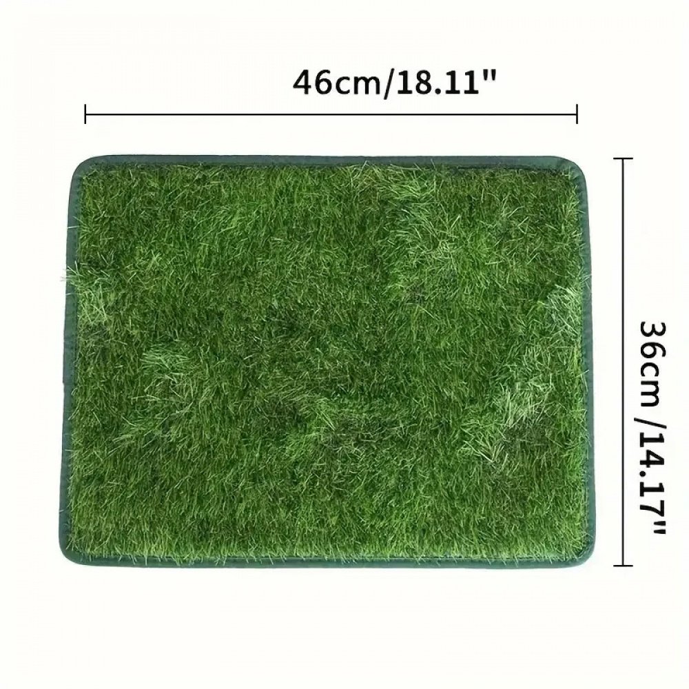Premium Washable Dog Training Mat-Indoor/Outdoor Grass Trimmer，Convenient for potty training and odor control