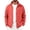 Watermelon Red, variant on Men's Stand Collar Full Zip Polar Fleece Jacket Single Chest Zip Pocket Soft Thermal Mid Layer For Ski Resort Base Layering Long Car Road Trips & Air-Conditioned Office Shifts Navy XXL