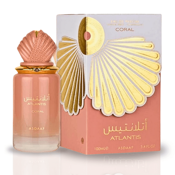 Atlantis Coral EDP 100ML (3.4Oz) by Asdaaf, Long Lasting Scents, Arabian Perfumes For Men &amp; Women.