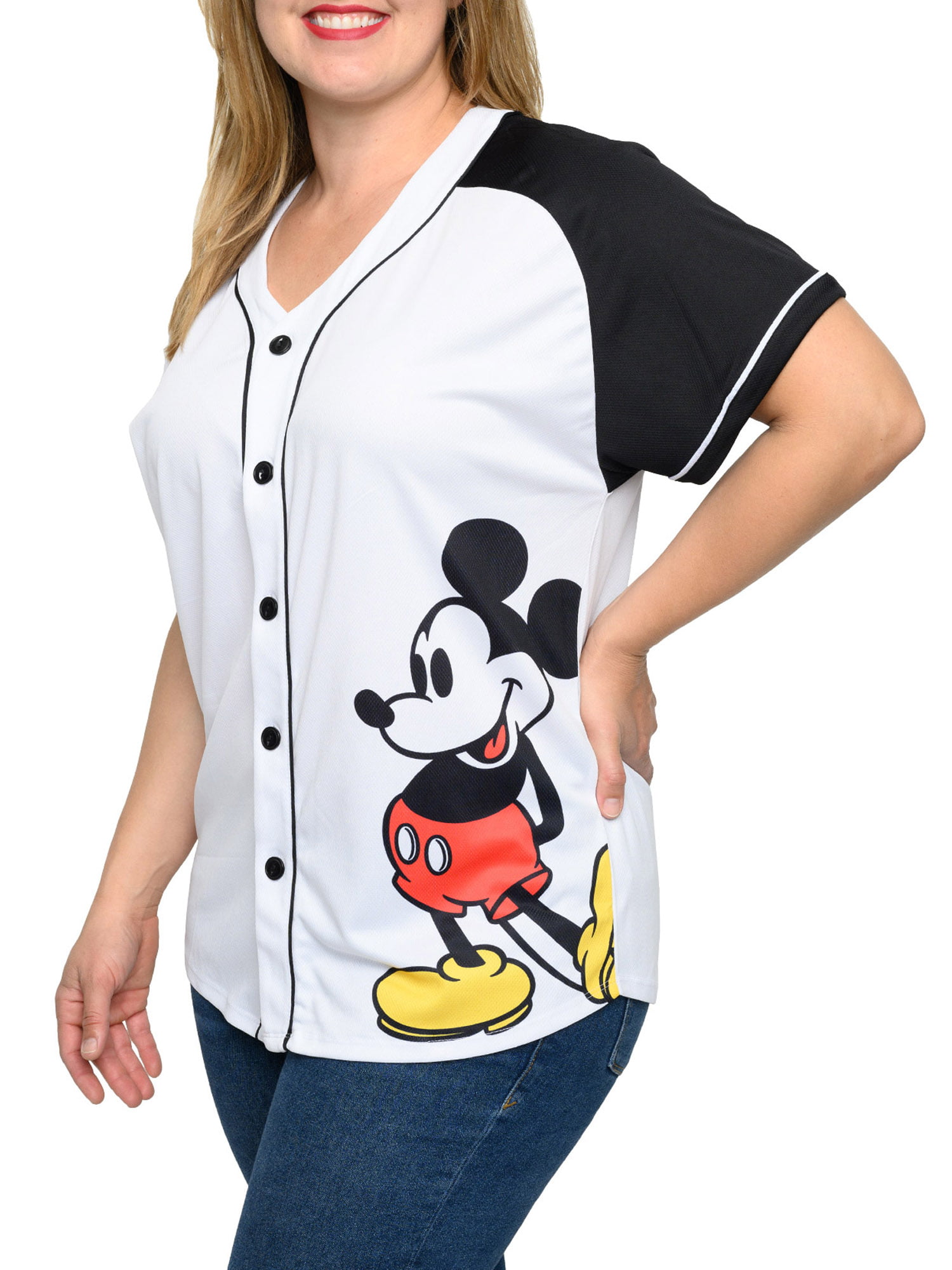 Mickey Mouse this girl loves her Dodgers and Disney Baseball shirt