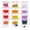 6oz Baby Jars, variant on 7oz Glass Containers, 12 Pack with Leakproof , Stackable, Freezer Safe, Containers for Fruit Purees and Vegetable Mashes