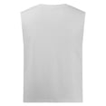 thumbnail image 2 of Zaldita Men's Gym Bodybuilding Stringer Tank Tops V Neck Ribbed Knit Sports Tee Athletic Sleeveless White XXL, 2 of 7