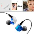thumbnail image 4 of Auriculares Auriculares con cable oído Auriculares con monitor películas Cancelación de ruido con micrófonos Controladores Azul, 4 of 6