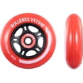 thumbnail image 4 of Rollerex VXT500 85A Inline Skate Wheels (4-pack w/ bearings, spacers & washers) (Size & Color Options) -Indoor Outdoor- Intended for Roller Blade Wheel Replacement (76mm, Rocket Red), 4 of 8
