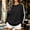 Black, variant on NominalSnug Womens Fleece Lined Crew Neck Sweatshirts Long Sleeve Stripe Pullover Tops Loose Fit Fall Outfits