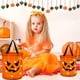 thumbnail image 4 of Decoraciones de Halloween, adornos de Halloween, regalos de Halloween, bolsas de dulces de Halloween con LED, bolsas para fiestas de Halloween, bolsas de dulces, cubos reutilizables multiusos para niñ, 4 of 5