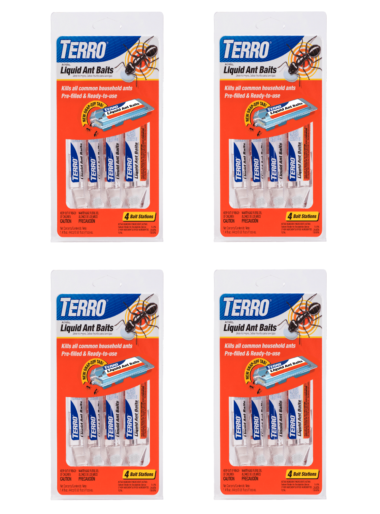Terro 324 Ant Killer Liquid Ant Baits, Pack of 4 (4 Pack ...