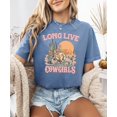 thumbnail image 2 of Long Live Cowgirls Shirt for Women and Teens Country Girl Western Style Tee Blue Jean Shirt Adult 2XL, 2 of 4