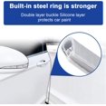 thumbnail image 3 of 1pc U-Shaped Car Door Edge Guard - Edge Guard - Rubber - Anti-Collision - Suitable for Most Cars (White, 10m), 3 of 4