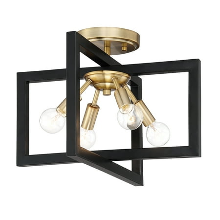 

Designers Fountain - Four Light Semi-Flush Mount - Xander - 4 Light Semi-Flush