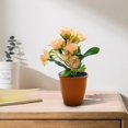 thumbnail image 2 of Artificial Bonsai Aesthetic Fine Workmanship Exquisite Living Room Artificial Rose Bonsai, 2 of 4