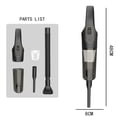 thumbnail image 1 of 2in1 Portable Handheld Vacuum Cleaner for Floors, Carpets, Pet Hair USB Charger, 1 of 7