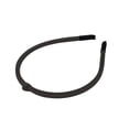 thumbnail image 1 of Accesorios de moda para el cabello de mujer: diademas delgadas únicas de cuero para mujeres, bandas para el cabello negras., 1 of 7