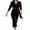 Black, variant on Women's Christmas Dresses V-Neck Womens Long Sleeve Dresses Red Womens Dress A-line Dress Party Dresses Fall and Winter Dresses for Women