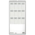 thumbnail image 3 of 2023 Monthly Wall Calendar, Office and Family Planner for Hanging with US Holidays and Week Numbers 8.5x17 in., 3 of 8