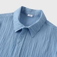 thumbnail image 6 of Hessimy Men's Hawaiian Shirt Short Sleeve Floral Button Down Shirts Tropical Holiday Beach Shirts,Floral(Light Blue,XL), 6 of 9