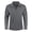 Light Gray, variant on AZoiNM Men's Long Sleeve Pullover Shirt, Solid Color Stand Collar Top, Straight Fit, Lightweight Athletic Casual Shirt for Fall, Winter, Workout, Everyday Wear