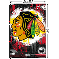 thumbnail image 3 of NHL Chicago Blackhawks - Maximalist Logo 23 Wall Poster, 22.375" x 34", 3 of 5