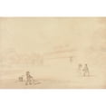 thumbnail image 2 of William Alexander 24x18 Black Ornate Framed Double Matted Museum Art Print Titled: Lady Macartney's Villa at Chiswick (After 1808), 2 of 5