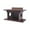 Tudor Brown/Weathered Wood, variant on Amish-Made Squirrel House Feeder, Eco-Friendly Poly Lumber Post-Mount Decorative Feeder Gray/Light Gray