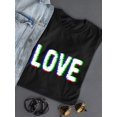thumbnail image 3 of Love Slogan T-Shirt Women -Image by Shutterstock, Female Large, 3 of 4