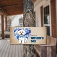 thumbnail image 4 of Maltese Proud Dad Happy Father's Day Landscape Wood Sign Maltese Dog Lover Gifts Idea Hanging Wall Home Decor - 02008, 4 of 5