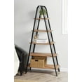 Archer Ridge Ladder Bookcase Driftwood Grey