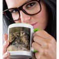 thumbnail image 2 of 3drose, Florida, Fort Myers. Burrowing Owl Pair - Na02 Cad0034 - Claudia Adams, 11oz Two-tone Green Mug, 2 of 6
