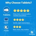 thumbnail image 3 of OrientLeaf 9 Dishwasher Cleaner Tablets, Lemon Scent Dishwasher Cleaner and Deodorizer, Dishwasher Machine Descaler for Limescale, Grease & Odors, for Most Dishwashers, 3 of 7