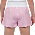 thumbnail image 6 of Barbie Boxer Sleep Shorts Pajamas Women's Allover Logo Design Lounge Pajama Micro Bottoms, 6 of 7