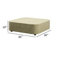 thumbnail image 5 of Benjara Cid Macy 36 Inch Low Coffee Table, Square Modern Style, Beige Brown Finish, 5 of 5