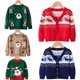 thumbnail image 2 of Suéter navideño de otoño e invierno 2024, suéter navideño de alce para niños, suéter para niñas y niños, ropa para niños, 2 of 5