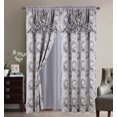 thumbnail image 1 of Juego de Cortinas GLORY RUGS Jacquard Lujo 137x213 cm Gris Plateado, 1 of 1