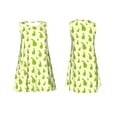 thumbnail image 7 of Fuzoiu Green Pears1 Print Women's Sleeveless Dress,Summer Dresses for Women,Casual Sundresses,Beach Sleeveless T-shirt Swing Dress with Pockets, 7 of 7