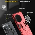 thumbnail image 3 of FIEWESEY for One Plus 11 5G Phone Case, Shoftproof Military Grade Drop Protective Case with Kickstand Rugged Phone Case for One Plus 11 5G (Red), 3 of 6