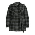 thumbnail image 5 of Terra & Sky Women's Plus Size Belted Shacket, 5 of 5