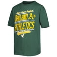 thumbnail image 2 of Youth Stitches Green/White Oakland Athletics Combo T-Shirt Set, 2 of 5