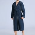 thumbnail image 4 of Viikei Robes for Men,Viikei Mens Robes,Warm Soft Plush Mens Robe with Hood,Plus Size Plus Thick Robe for Men with Side Pocket and Belt,Bathrobes for Men Gifts, 4 of 7