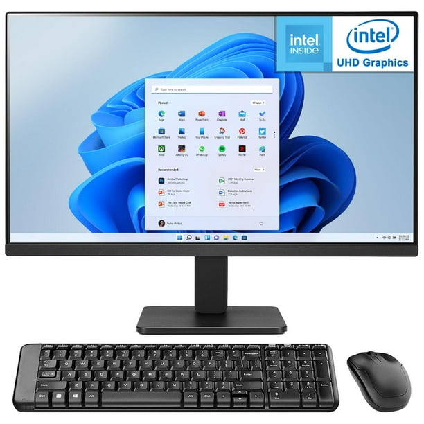 Computadora Mini PC ASUS NUC 14 Essential Intel N150 8GB RAM 256GB SSD Monitor 23" Teclado Mouse