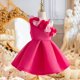 thumbnail image 4 of Vestido de Cumpleaños para Niñas Color Sólido sin Mangas Correa de Hombro Vestido de Princesa Falda Plisada de Moda, 4 of 5