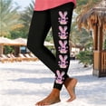 thumbnail image 1 of TaTaai Women Easter Random Print Skinny Yoga Pants Casual Fashion Leggings Stretchy Fabric Ladies Fitness Workout Daily Street Wear Non-See-Through No Fading Comfortable Stylish Pants Gift, 1 of 5