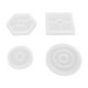 thumbnail image 2 of Molde De Posavasos De Silicona, Moldes De Posavasos De Resina Gruesa Reutilizables, 4 Uds. Cuadrados Hexagonales Redondos Para Manualidades De Bricolaje Para Decoración Del Hogar, 2 of 8