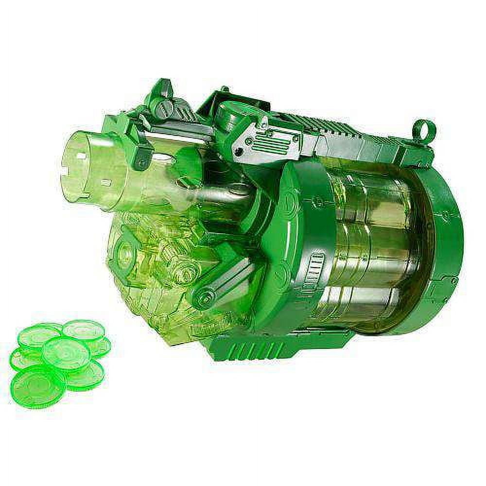 Green Lantern Colossal Cannon Blaster - Includes 10 Discs - Chamber Spins